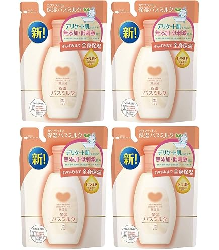 Amazon | カウブランド 無添加 バスミルク つめかえ用 480ml 入浴剤 3